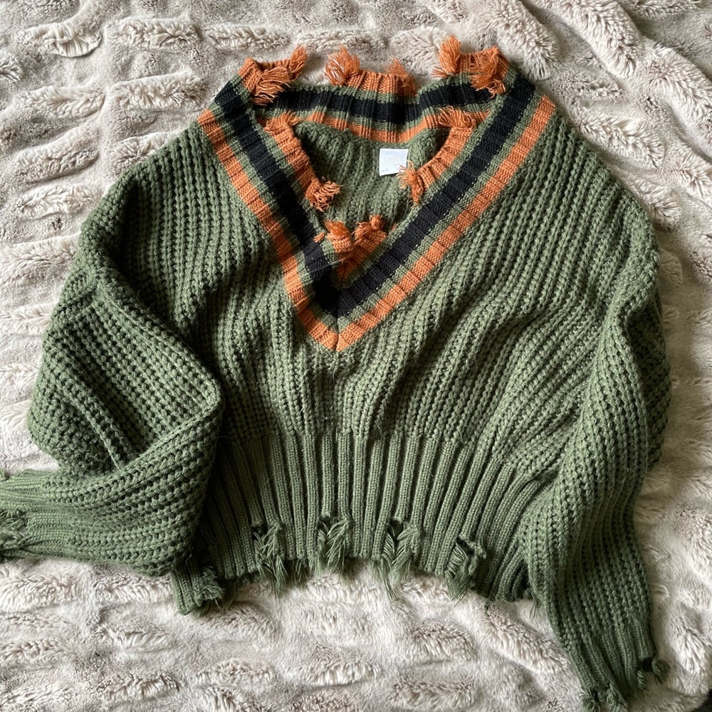 Distressed Sweater